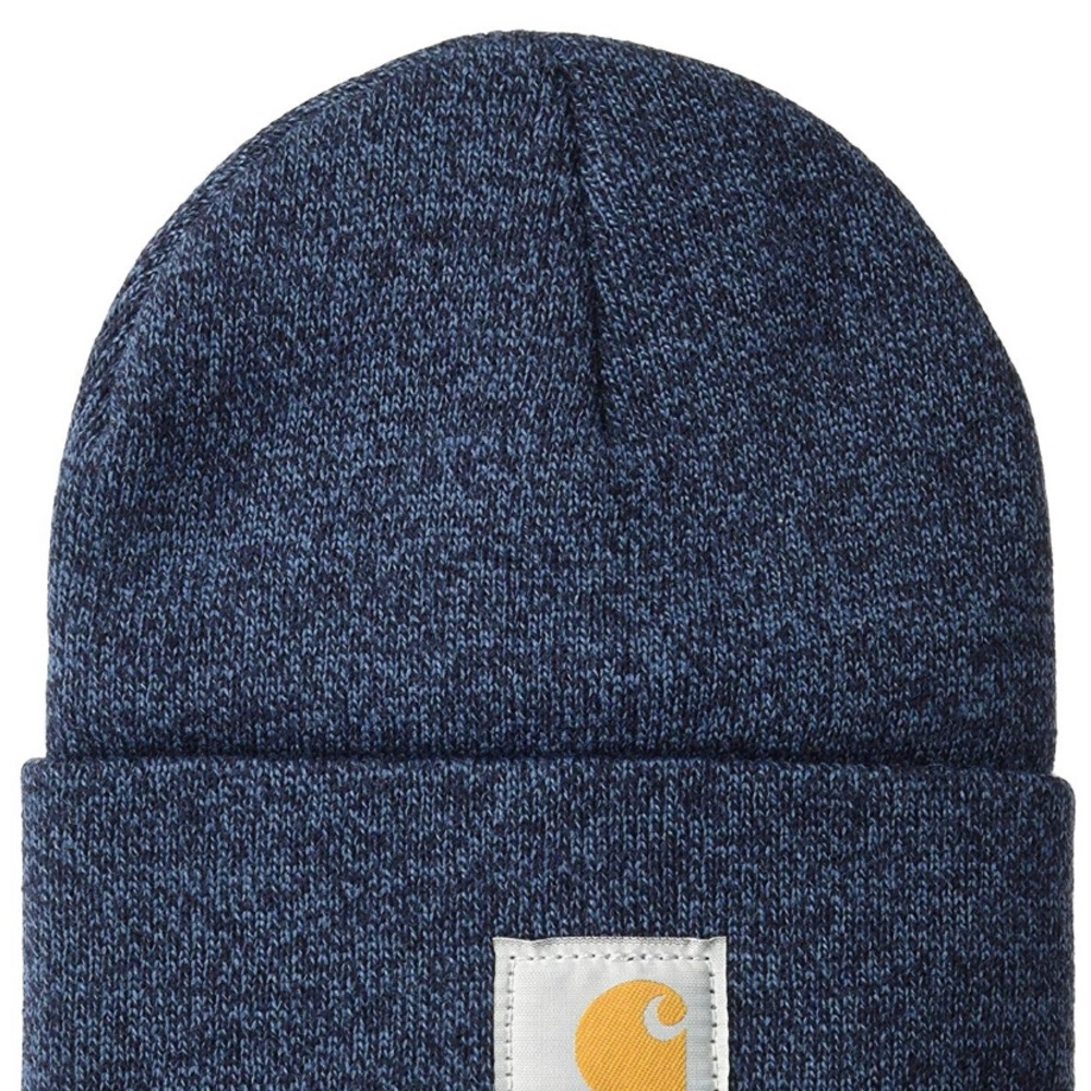 Carhartt men’s acrylic watch winter hat dark blue - Picture 2 of 3